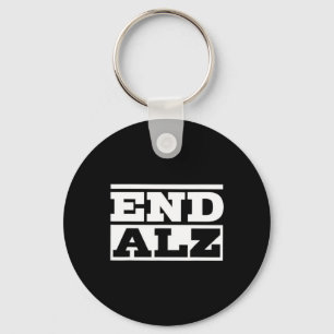 Alzheimer Heimer's Brain Awareness Month Support  Key Ring