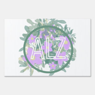 Alzheimer’s & Dementia  Garden Sign
