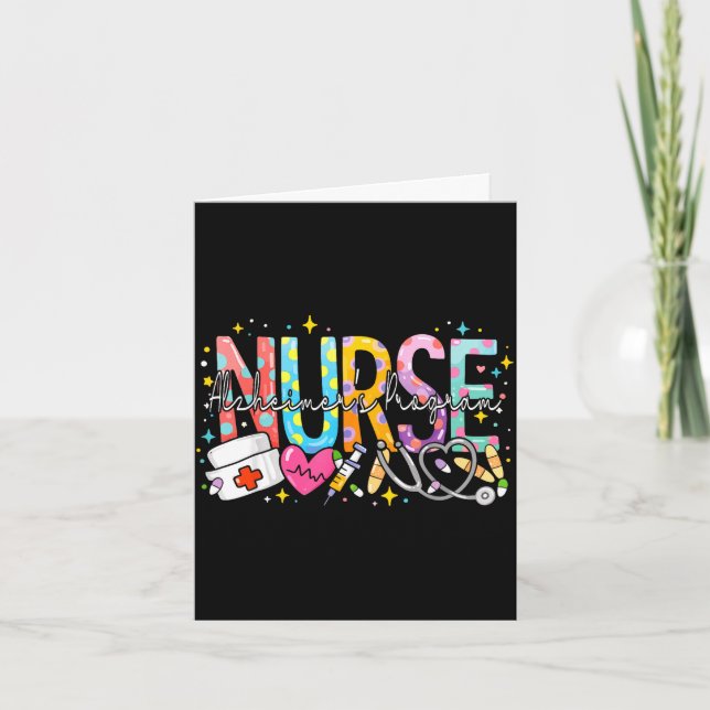 Alzheimer’s program nurse appreciation week day card (Front)