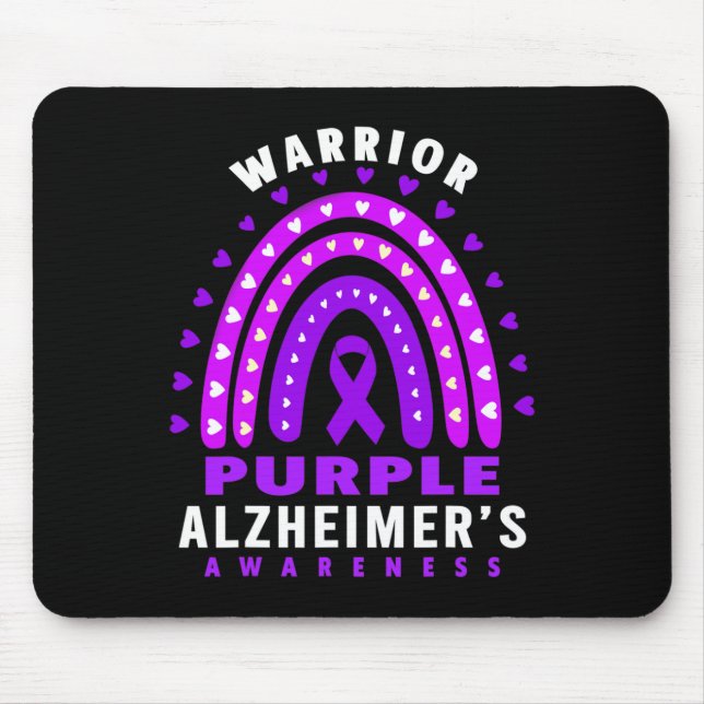 - Alzheimerheimer Warrior - Heimer’s Awareness  Mouse Mat (Front)