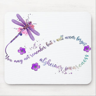 ALZHEIMERS AWARENESS AND SUPPORT SAYING MOUSE MAT