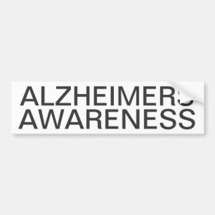 Alzheimers Awareness Bumper Sticker
