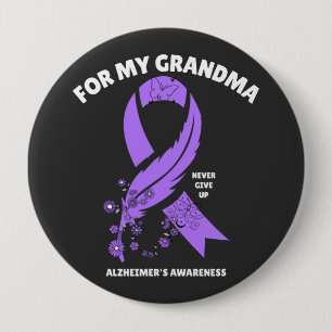 Alzheimer's Awareness - For My Grandma 10 Cm Round Badge