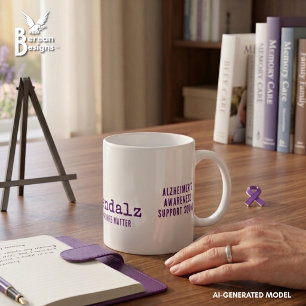 Alzheimers Awareness Hashtag End Alz Coffee Mug
