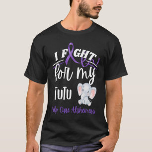 Alzheimer's Awareness I Fight For Tutu Alzheimer's T-Shirt