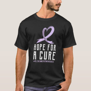 Alzheimers Awareness I Wear Purple for Hope for a  T-Shirt