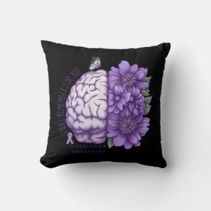 Alzheimer's Awareness I Will Remember For You Cushion