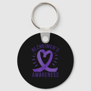 Alzheimer's awareness key ring