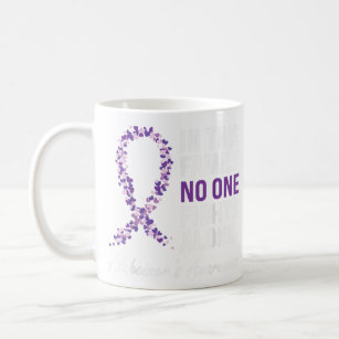 Alzheimer's Awareness Purple Ribbon Dementia Mum D Coffee Mug
