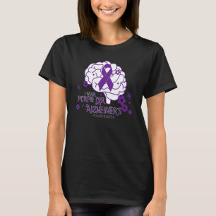 Alzheimer's Awareness Purple Ribbon T-Shirt