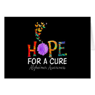 Alzheimer's awareness shirt Hope for a Cure classi