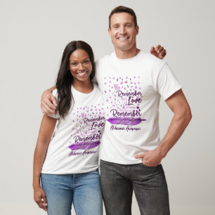 Alzheimer's Awareness We Remember Their Love T-Shirt