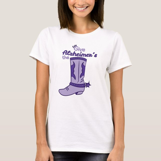 Alzheimers Boot Shirt #2 (Front)