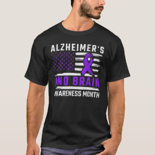 Alzheimer's Brain Awareness Month Alzheimer's Awar T-Shirt