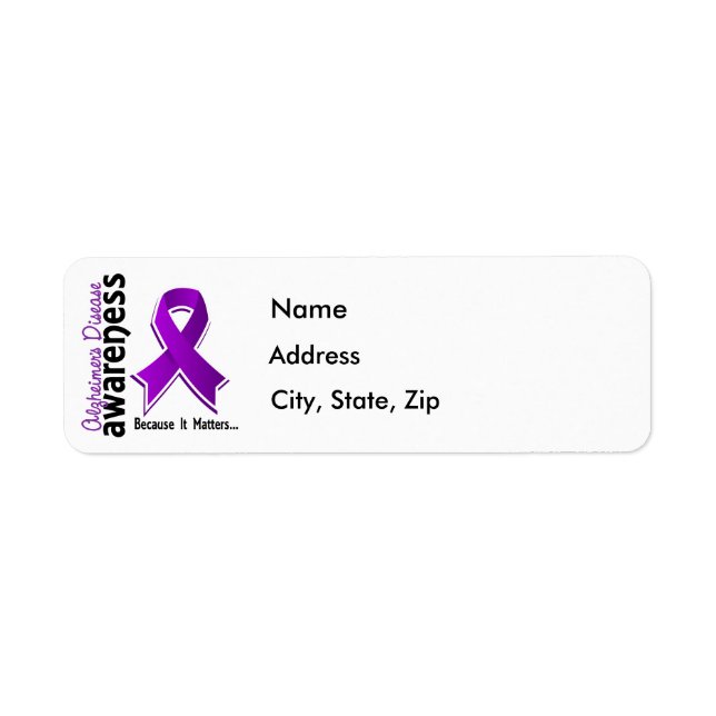 Alzheimer's Disease Awareness 5 (Front)