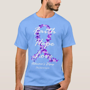 Alzheimers Disease Awareness Faith Hope Love Hope T-Shirt