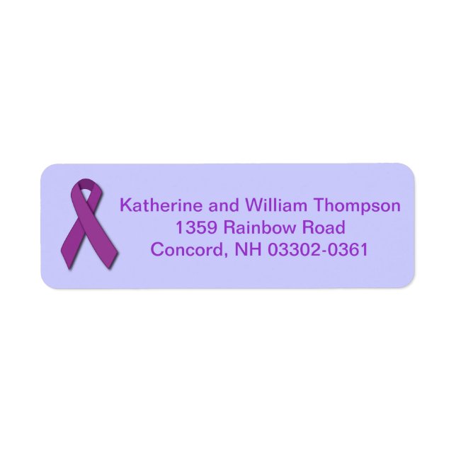 Alzheimer's Disease Awareness Ribbon (Front)