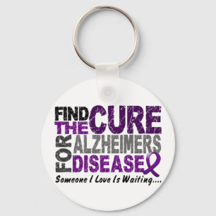 ALZHEIMERS DISEASE Find The Cure 1 Key Ring