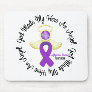 Alzheimers Disease God Made My Hero An Angel Mouse Mat