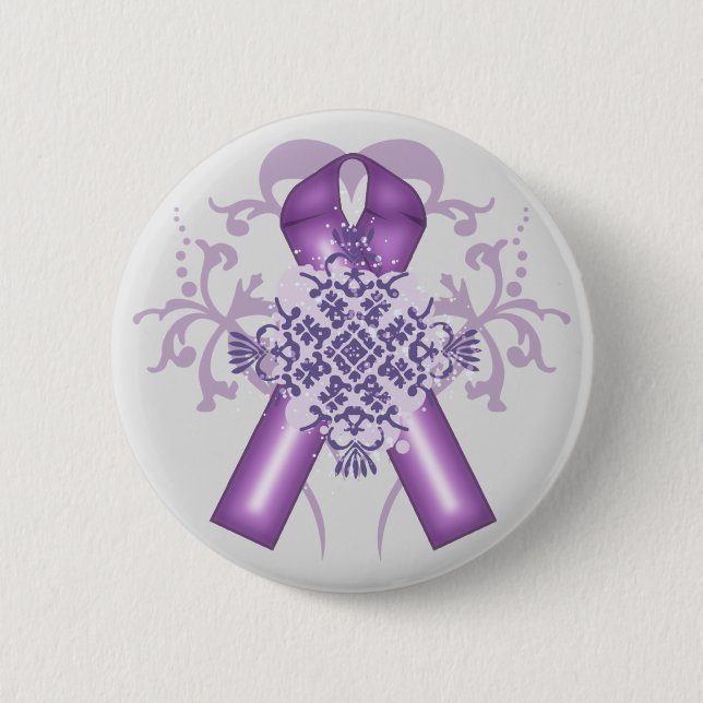 Alzheimer's Disease & Pancreatic Cancer Months 6 Cm Round Badge (Front)