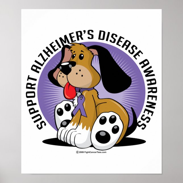 Alzheimers Dog Poster (Front)