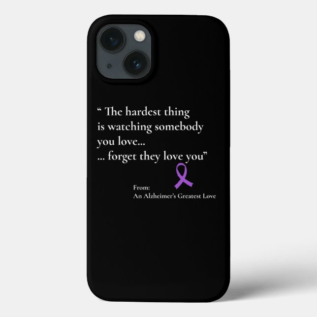 AlzheimerS For The Daughter Of A Dementia Patient Case-Mate iPhone Case (Back)