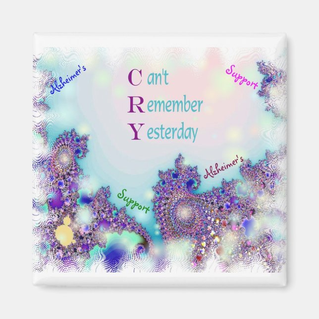 Alzheimer's Support  Magnet (Front)