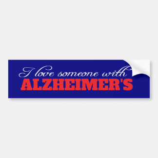  Alzheimer's Syndrome mental health Bumper Sticker
