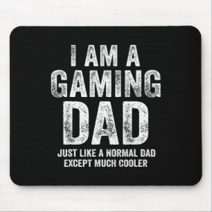 Am A Gaming Dad Video Gamer Daddy Gifts Video Game Mouse Mat