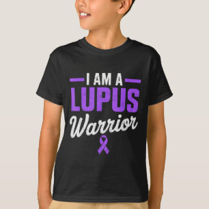 Am a lupus warrior fighter survivor sle awareness T-Shirt