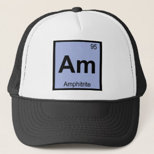 Am - Amphitrite Greek Chemistry Periodic Table Trucker Hat