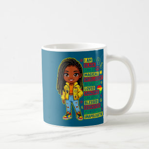 Am black child magical black history month african coffee mug