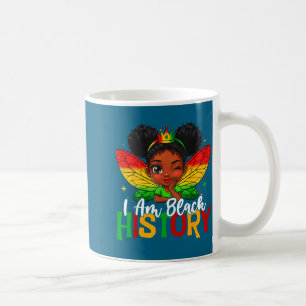 Am black history kids girls womens black history coffee mug