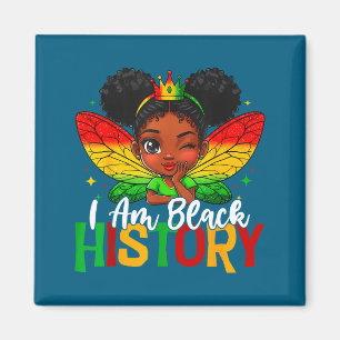 Am black history kids girls womens black history magnet