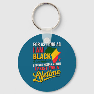 Am black history lifetime cool black history month key ring