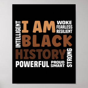 Am Black History Strong-proud Black History Month  Poster