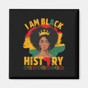 Am Black History Women African Girls Black History Magnet