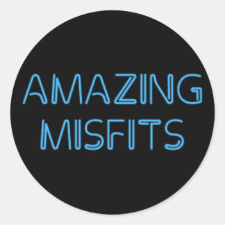 AM CLASSIC ROUND STICKER
