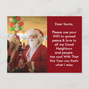 Am cool with that Santa Post Card