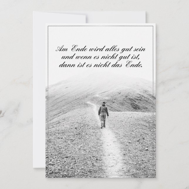 Am Ende wird alles gut sein (Front)