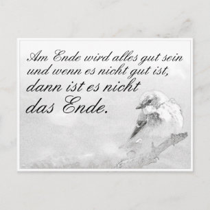 Am Ende wird alles gut sein Holiday Postcard
