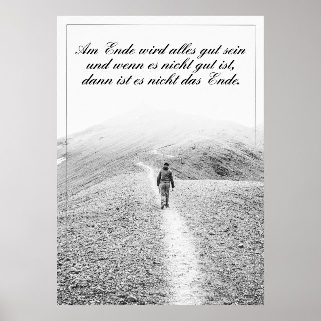 Am Ende wird alles gut sein Poster (Front)