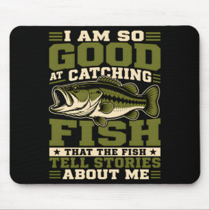 Am good at catching fish that the fish tell mouse mat