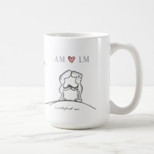AM heart LM Coffee Mug