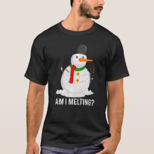 Am I Melting Snowman Melting In Spring Spring T-Shirt