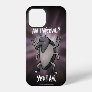 Am I Weevil Fun Heavy Metal Cartoon Illustration iPhone 12 Case