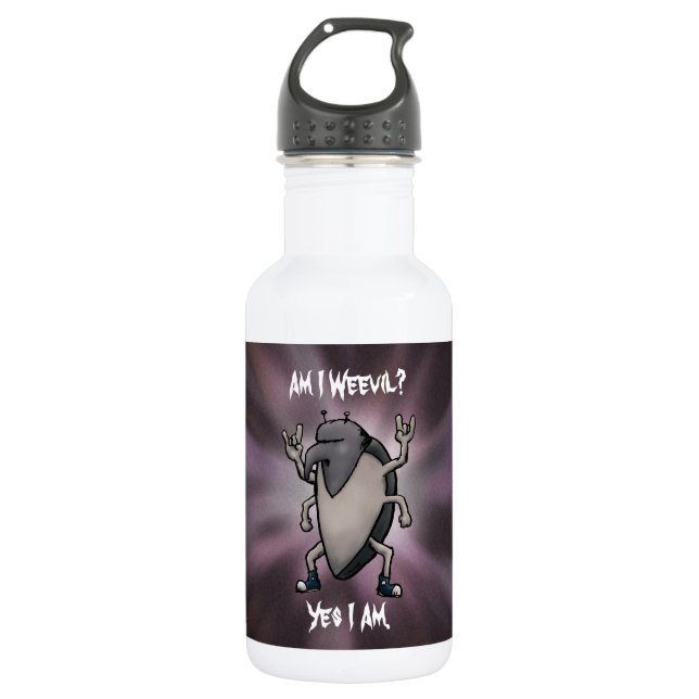 Am I Weevil Heavy Metal Cartoon 532 Ml Water Bottle (Front)