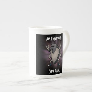 Am I Weevil Heavy Metal Cartoon Bone China Mug