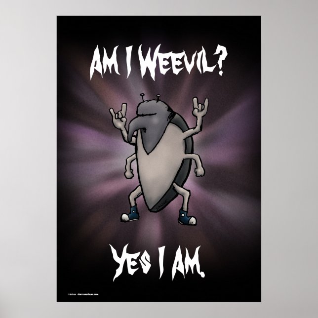 Am I Weevil Heavy Metal Cartoon Poster (Front)