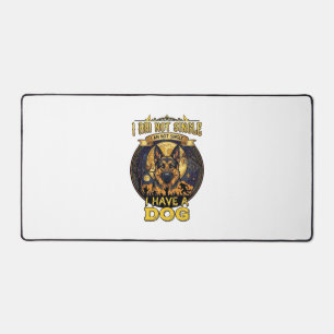Am Not Single Have Dog Halloween_1 Desk Mat